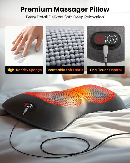 3-in-1 Lumbar Support with Heat + Massage