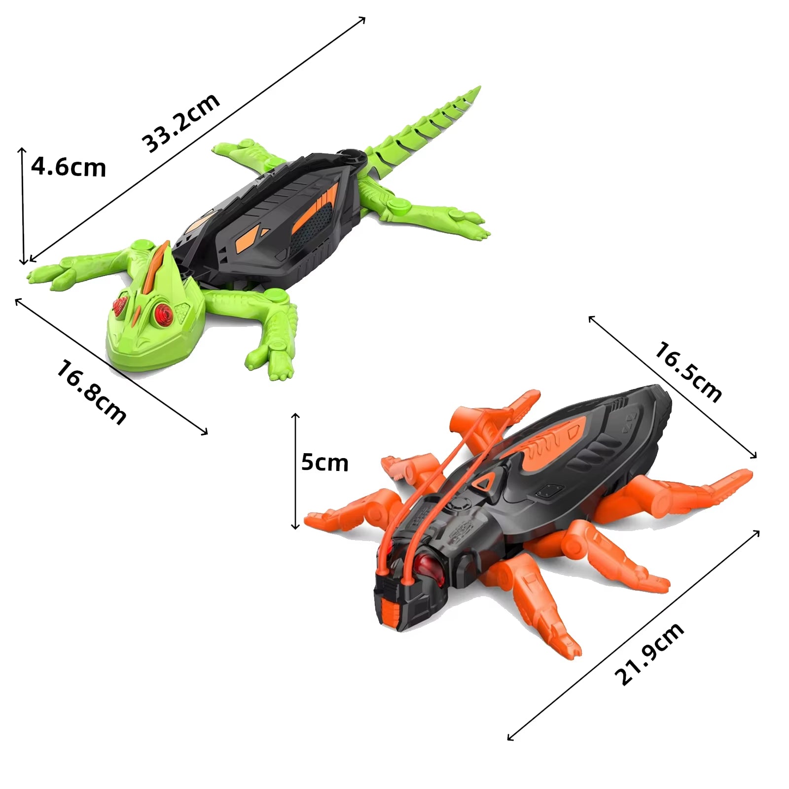 RC Wall Climbing Gecko Robot Toy, Rechargeable Remote Control Lizard Car, Bionic Crawling Intelligent Robot for Kids Prank Gift